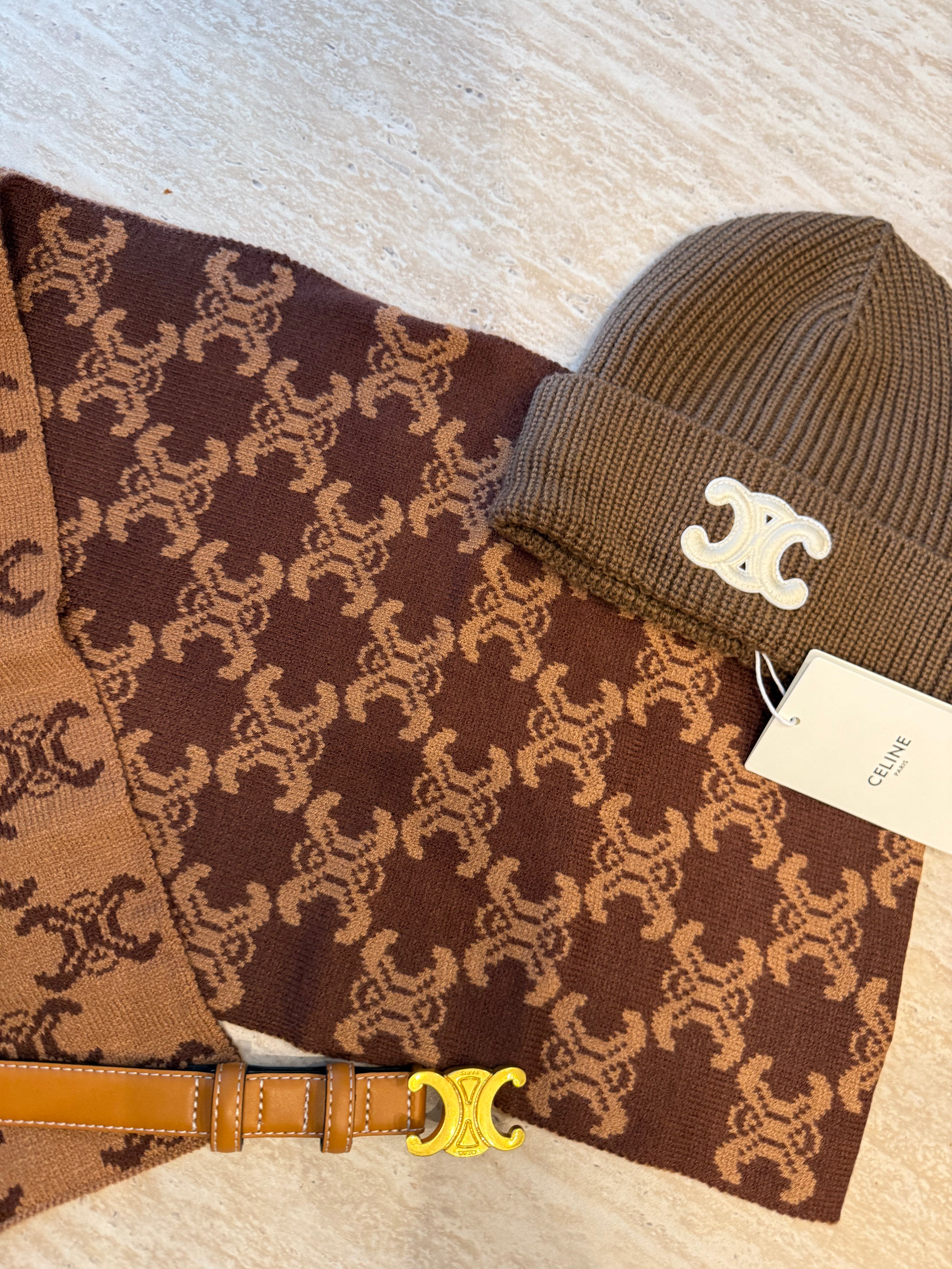 Céline Cadeauset Dames – Luxe Sjaal, Riem & Muts | Perfect Kerstcadeau